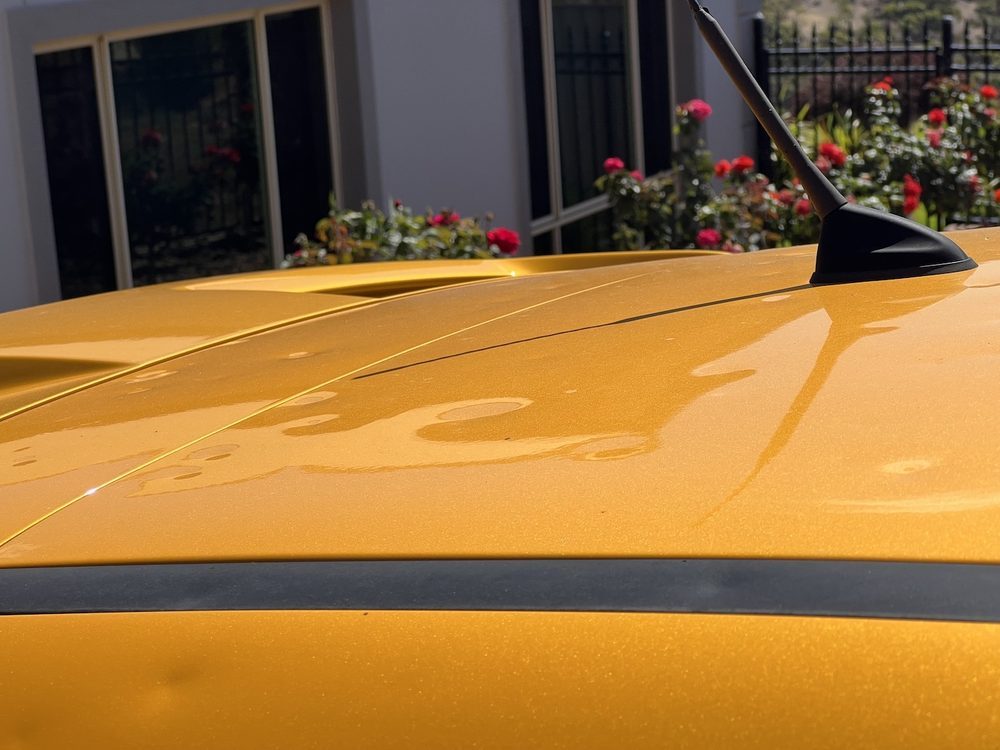 Pushing a door dent from behind